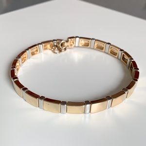 Roxanne Assoulin Gold/Silver Choker Necklace